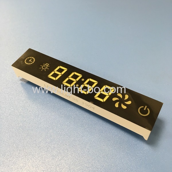 Multicolour Custom 7 segment led display module for kitchen hood