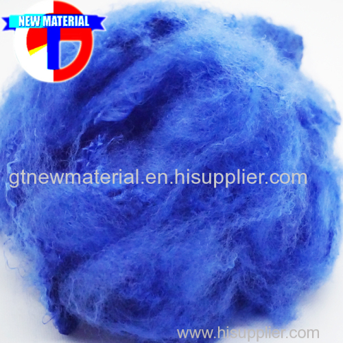 Dyed Recycled Polyester Fiber 1.5Dx38mm for Spinning Yarn