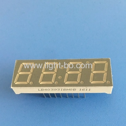 Ultra bright blue 0.39  (10mm) anode 4-digit 7 segment led display for home appliances control