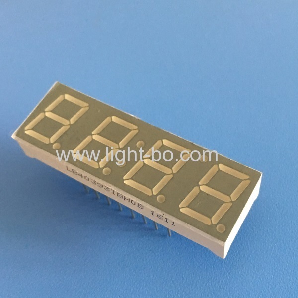 Ultra bright blue common anode 0.39" (10mm) 4-digit 7 segment led display for home appliances control