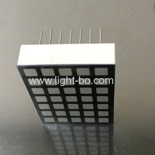 Ultra thin 5 x 7 Square White Dot Matrix LED Display for Lift Floor Number Indicator