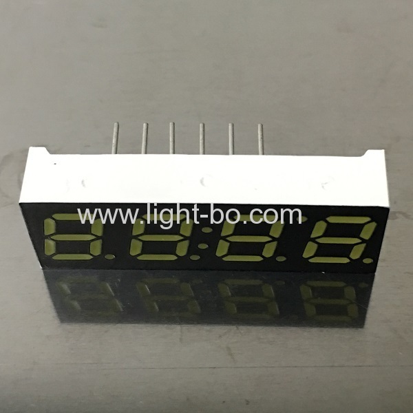 Ultra white 4 Digit 7 Segment LED Clock display 7mm common anode for STB