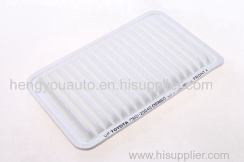 Good Quality Air Filter HEPA Cross Reference 17801-20040 17801-0H010 C32003 A-1189 17801-2O040