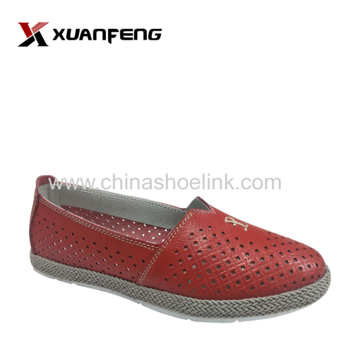 Fashion Lady Summer Comfortable Genuine Leather Casual Shoes