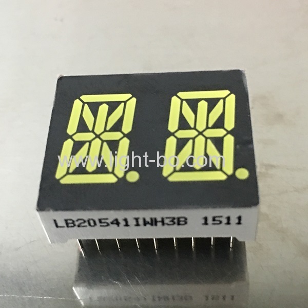 Ultra White 14 Segment Led Display 054 Inch Dual Digit Common Anode For Instrument Panel 4103