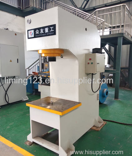 Ideal hydraulic C frame metallic processing hydraulic press machinery for square hole punching bearing