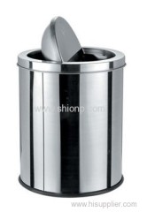 3L Flip-lid Stainless steel dust bin