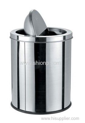 5L Flip-lid Stainless steel dust bin