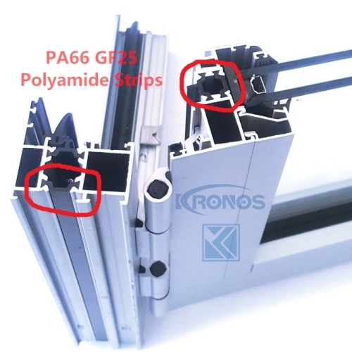 18.6mm Thermal Insulating Polyamide Strips for Aluminum Windows & Doors