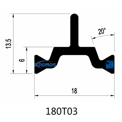 18mm Thermal Break PA66 Insulating Profiles for Aluminum Windows & Doors