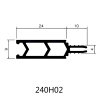 24mm Thermal Insulation Polyamide Profiles for Facades & Curtain Wall Systems