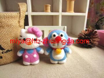 Wool felt handicraft products