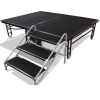 Modular folding stages with steps