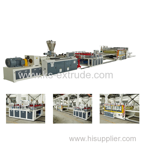 WPC PVC Foam Board Extruder Machine