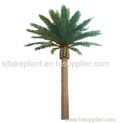 Wholesale tourist attractions artificial outdoor decorative canary date palm tree