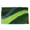 Low maintenance leaf plant wall artificial grass wall panels for decoration