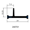 24mm Eurogroove Heat Insulating Polyamide Strips for Aluminum Windows and Doors