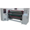 Double shaft high speed adhesive tape rewinding rewinder machine