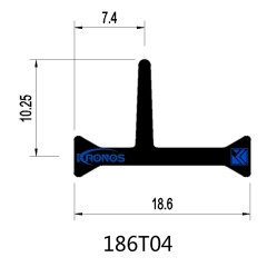 18.6mm Eurogroove Polyamide Insulating Struts for Aluminum Windows & Doors