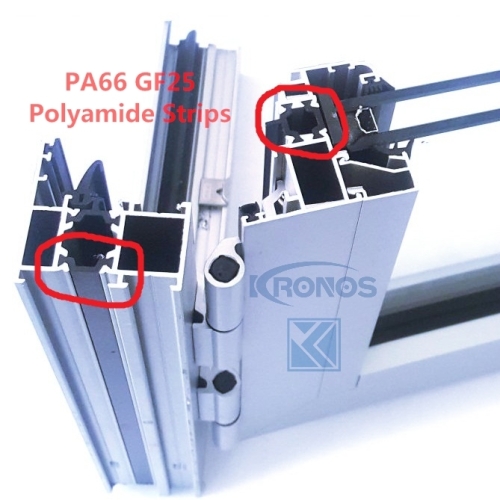 16mm Nylon 66 Thermal Insulation Profiles for Aluminum Windows & Doors