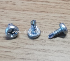 Self drilling screw - frame head - cross philip drive - zinc coated