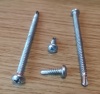 Self drilling screw - pan head - cross phillips drive - zinc coated