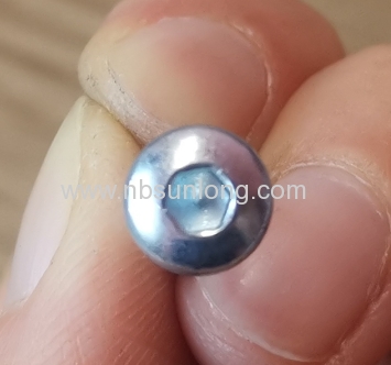 Self tapping screw - pan head - socket cap - zinc coated