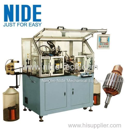 China Automatic elelctric motor armature winding machine for universal motor rotor