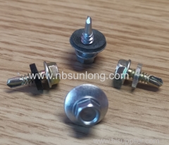 Roofing screw - NO.1 Point - EPDM washer / black washer / white washer - zinc coated