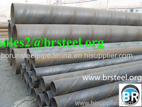 carbon steel SSAW 3pe coated steel pipe