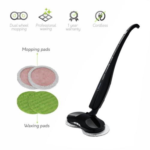 New style cordless electric spray spinning mop microfiber 360 floor sweeper