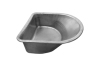 stainless steel round water bowl