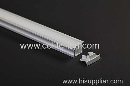 Deeper U shape recessed LED Aluminum profile with flange