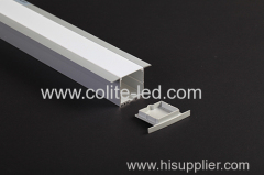 Big size recessed aluminum profile for high power LED strip
