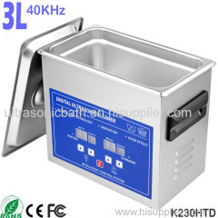 3L Digital Heated Sonic Bath Ultrasonic Jewelry Cleaner