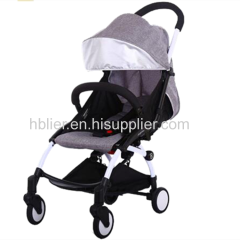 Summer Baby Stroller 3 in 1 Canopy Multifunctional Baby Stroller Stainless Steel Pram
