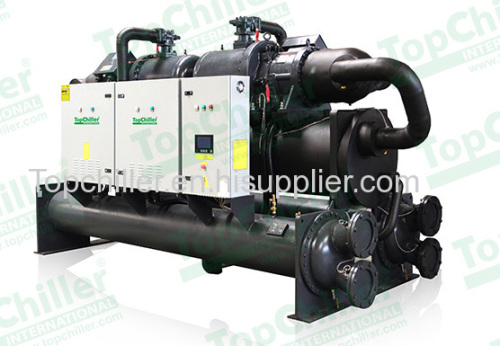 Water cooled screw chiller