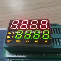 Customzied multicolour 8 Digit 7 Segmnet led display for temperature controller