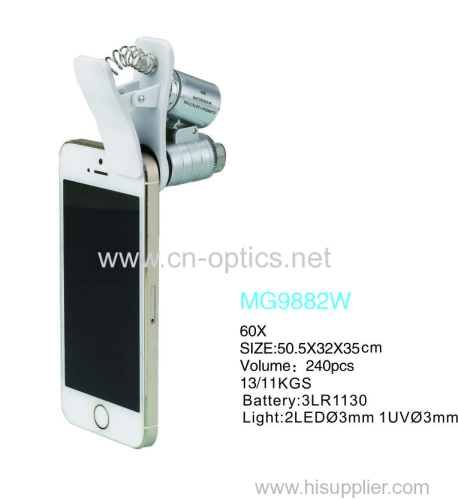 MINI MICROSCOPE WITH MOBILE PHONE CLIP SERIES