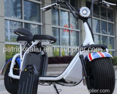 Fat tire 18 inch 1000w/1500w Citycoco Harley Electric Scooter Battery Removable