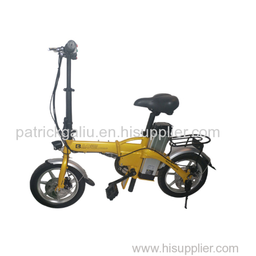 14 inch 350W 48V Lithium Battery foldable City Electric Bike (battery removable)