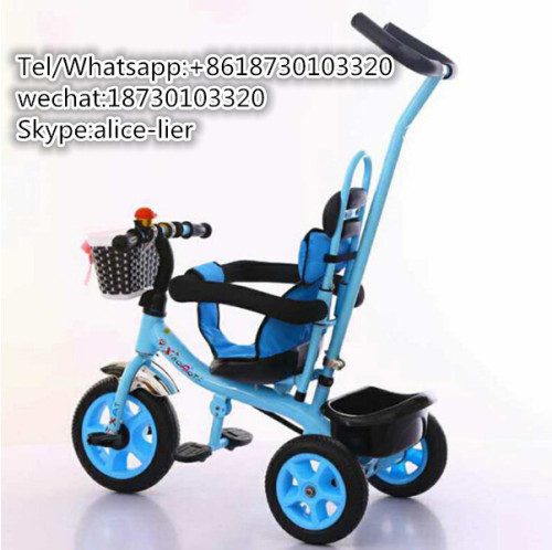 Plastic steel or aluminium Material and Ride On Toy Style children tricycle for kids