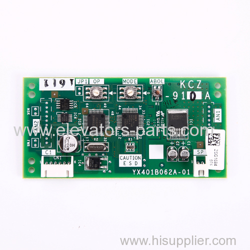 Mitsubishi Elevator Lift Parts KCZ-910A PCB Voice Station Reporting System Board