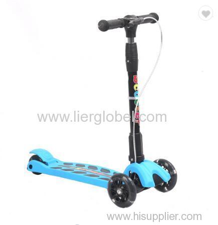 Baby Foldable Printing PU 3wheels Children Kick Scooter Outdoor Sport