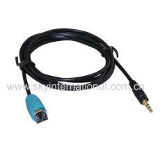 AUX In Cable For Alpine CDA9886 9887 Car Audio Parts