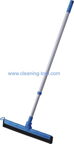 Scraping floor wiper squeegee