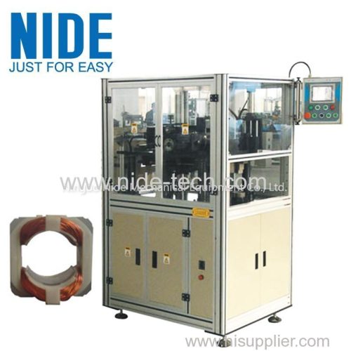 Two poles stator paper forming and cutting machine