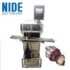 Vacuum cleaner motor armature wedge inserting machine