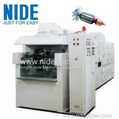 Automatic rotor high temperature varnish trickling machine for electric motor armature
