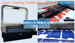 Unikonex sublimation fabric laser cutting machine